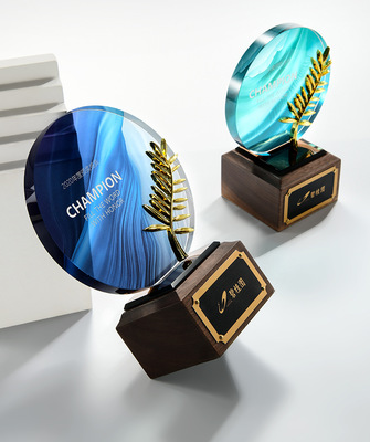 炫彩棕櫚葉獎牌與高端創意水晶獎杯 打造難忘的頒獎盛典